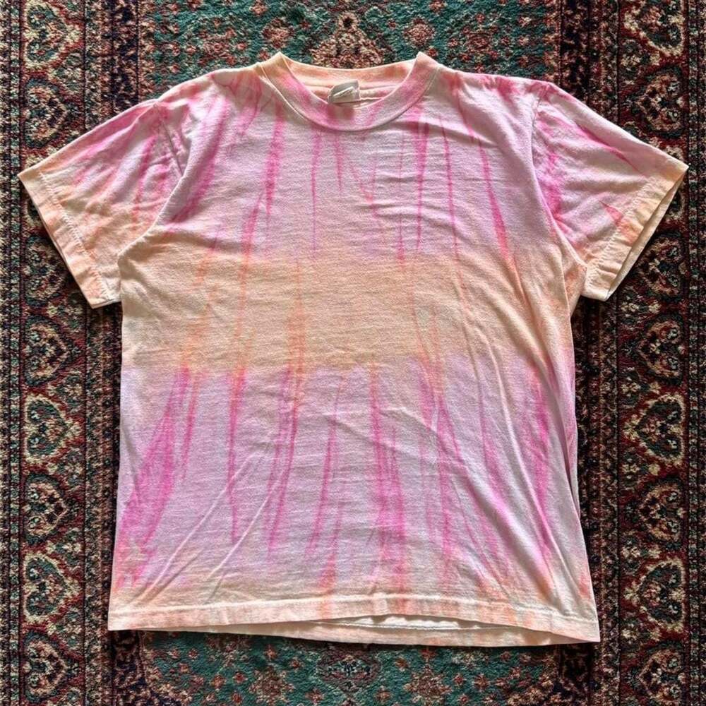Trends Pink and Orange Tie-Dye T-Shirt One Size Fits All